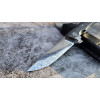 ЯГУАР ІІ складаний ніж ручної роботи майстра ANDROSHCHUK KNIVES, купити замовити в Україні, сталь - Damasteel, 63 HRC